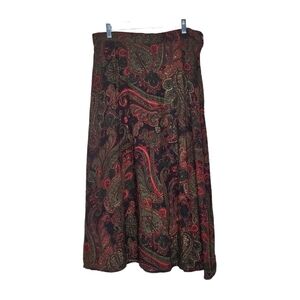Designs Lane Bryant vintage maxi A-line skirt size 18/20 NEW with tags